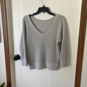 Gray sweater